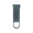 140482 - HAITI mailbox with newspaper holder and name plate, galvanized steel, anthracite