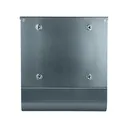 140482 - HAITI mailbox with newspaper holder and name plate, galvanized steel, anthracite