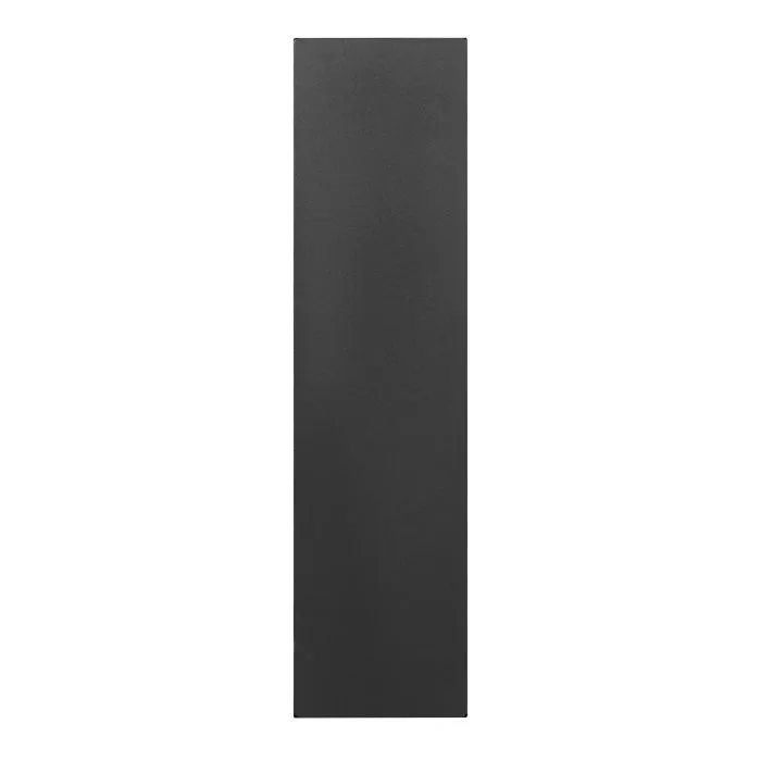 140485 - Small BALI mailbox with name plate, galvanized steel, black