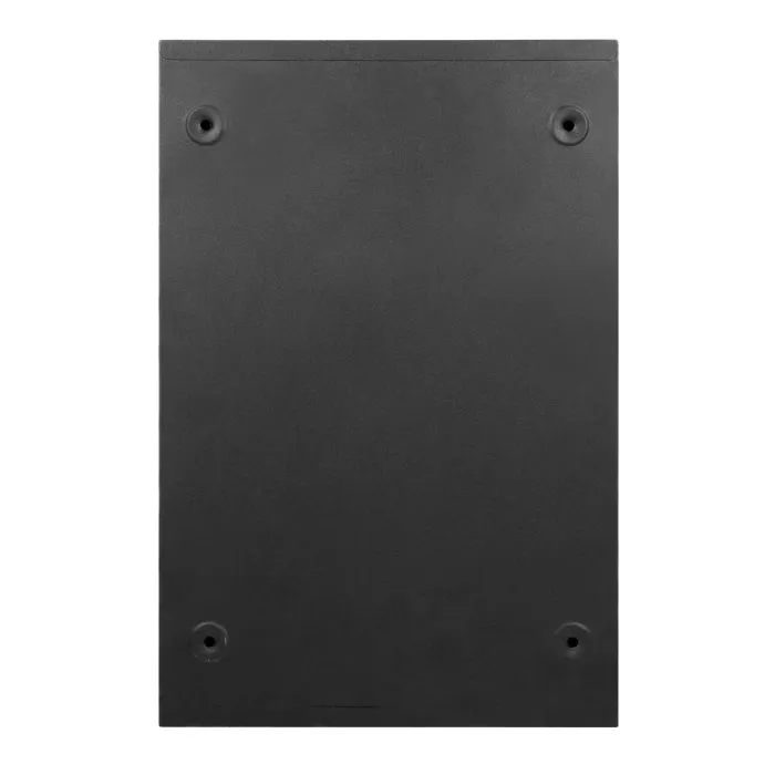 140485 - Small BALI mailbox with name plate, galvanized steel, black