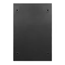 140485 - Small BALI mailbox with name plate, galvanized steel, black