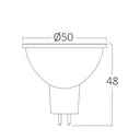 101079-ADVANCE-4,5W-GU5.3-38D-12VDC-6500K-LED BULB-BRY