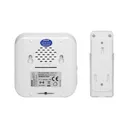 140532 - TORINO 2 DC wireless doorbell with learning system, 58 ringtones, a waterproof button; operation range up to 400m;