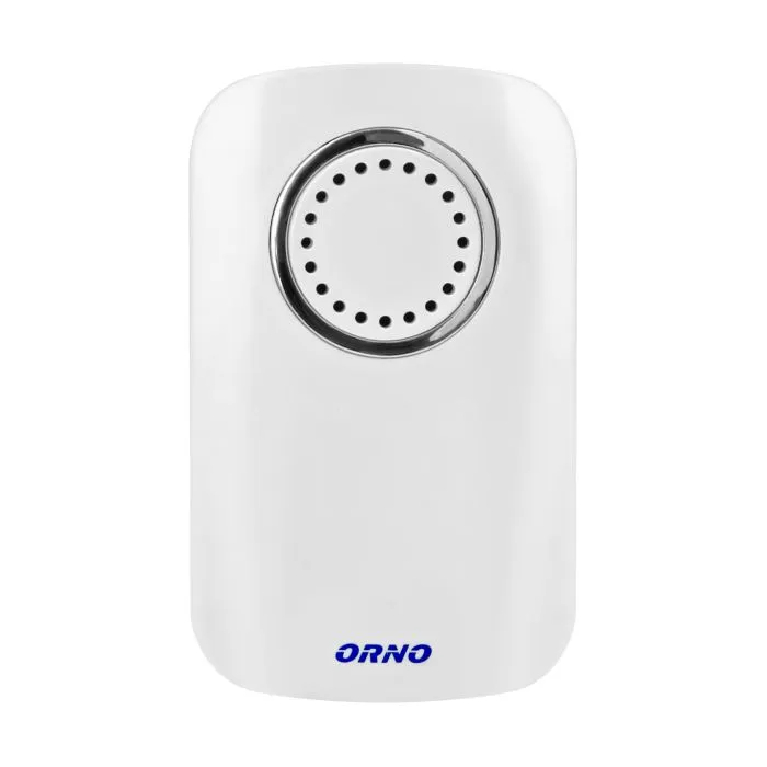 140536 - ERATO AC wireless doorbell, 230V with learning system 4-step volume control, 50-80 dB sound level, 32 ringtones to choose from