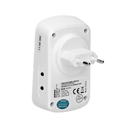 140536 - ERATO AC wireless doorbell, 230V with learning system 4-step volume control, 50-80 dB sound level, 32 ringtones to choose from