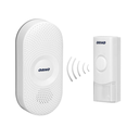 140540 - LONGA AC wireless doorbell learning system, 36 ringtones, 300m operation range, the bell (receiver) is connected directly to the ~230V socket, while the transmitter is powered by 3V CR2032 battery;