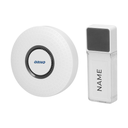 140541 - TORINO 2 AC wireless doorbell with learning system, 58 ringtones and a waterproof button; operation range up to 400m;