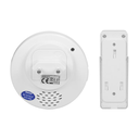 140541 - TORINO 2 AC wireless doorbell with learning system, 58 ringtones and a waterproof button; operation range up to 400m;