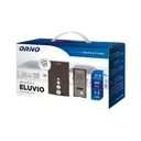 140548 - Single family doorphone, handset free, ELUVIO aluminium housing; loudspeaker; wires 4+2; black indoor unit