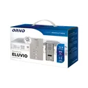 140549 - Single family doorphone, handset free, ELUVIO aluminium housing; loudspeaker; wires 4+2; grey indoor unit
