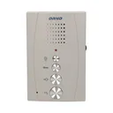 140549 - Single family doorphone, handset free, ELUVIO aluminium housing; loudspeaker; wires 4+2; grey indoor unit