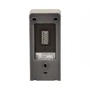 140549 - Single family doorphone, handset free, ELUVIO aluminium housing; loudspeaker; wires 4+2; grey indoor unit