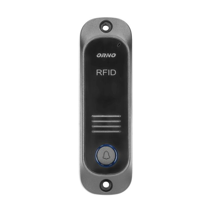 140550 - AVIOR single family doorphone set, white with RFID reader and intercom function, the set enables easy electric lock opening with proximity tags and it has an additional push-button to open the gate from the uniphone.