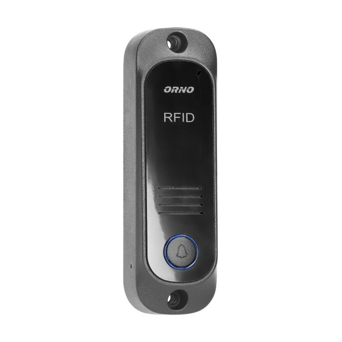 140550 - AVIOR single family doorphone set, white with RFID reader and intercom function, the set enables easy electric lock opening with proximity tags and it has an additional push-button to open the gate from the uniphone.