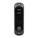 140551 - AVIOR single family doorphone set, black with RFID reader and intercom function, the set enables easy electric lock opening with proximity tags and it has an additional push-button to open the gate from the uniphone.
