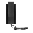 140551 - AVIOR single family doorphone set, black with RFID reader and intercom function, the set enables easy electric lock opening with proximity tags and it has an additional push-button to open the gate from the uniphone.