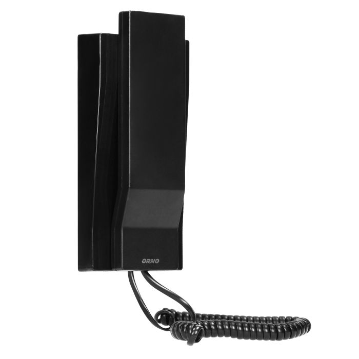 140551 - AVIOR single family doorphone set, black with RFID reader and intercom function, the set enables easy electric lock opening with proximity tags and it has an additional push-button to open the gate from the uniphone.