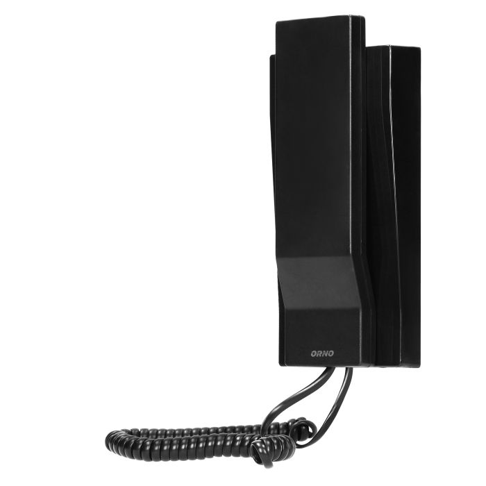 140551 - AVIOR single family doorphone set, black with RFID reader and intercom function, the set enables easy electric lock opening with proximity tags and it has an additional push-button to open the gate from the uniphone.