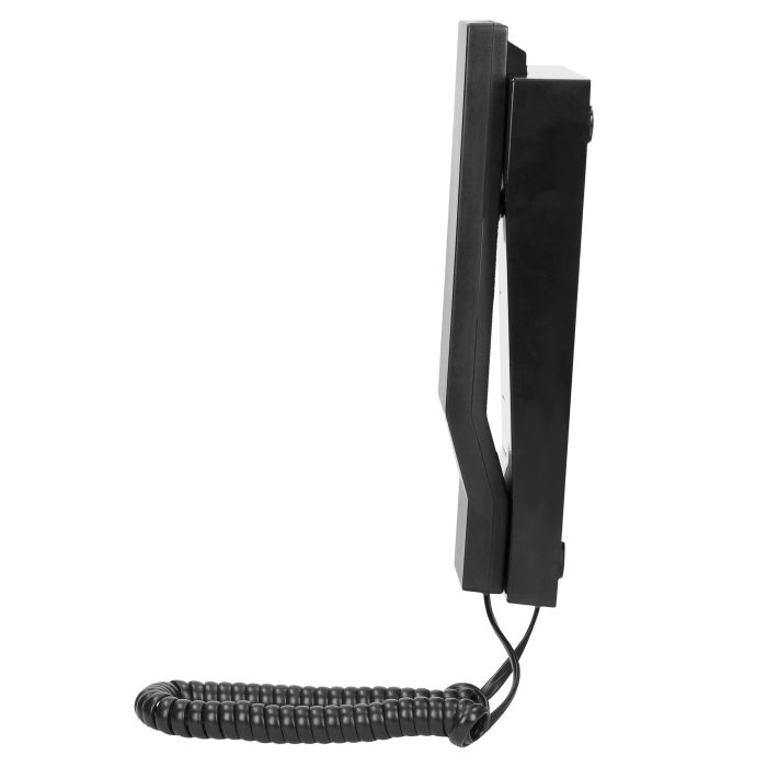 140551 - AVIOR single family doorphone set, black with RFID reader and intercom function, the set enables easy electric lock opening with proximity tags and it has an additional push-button to open the gate from the uniphone.