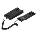 140551 - AVIOR single family doorphone set, black with RFID reader and intercom function, the set enables easy electric lock opening with proximity tags and it has an additional push-button to open the gate from the uniphone.