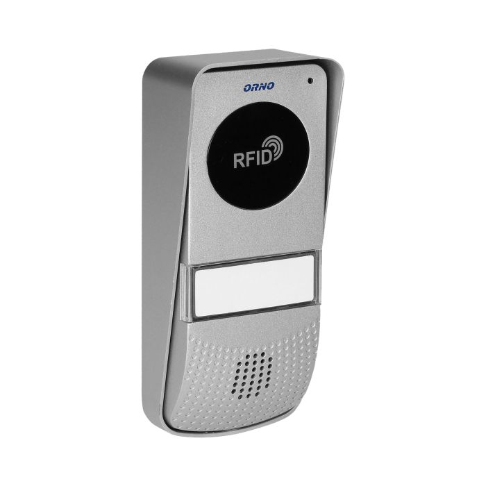 140552 - Single-family doorphone set MIZAR surface mounted with proximity tag reader, external panel has got a protective hood