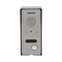 140556 - Single family doorphone, handset free, ELUVIO INTERCOM aluminium housing; surface mounted; wires 4+2; loudspeaker; additional button - gate control function; grey indoor unit