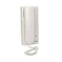 140557 - Two family doorphone, flush mounted, FOSSA MULTI aluminium housing; flush mounted; backlit surname; small amount of wires 2+2