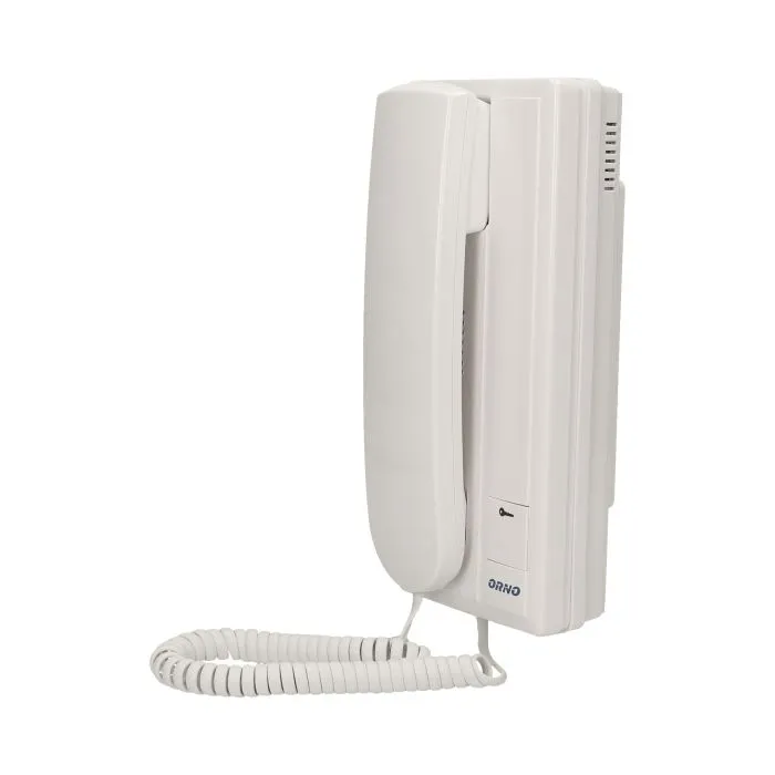 140557 - Two family doorphone, flush mounted, FOSSA MULTI aluminium housing; flush mounted; backlit surname; small amount of wires 2+2