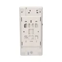 140557 - Two family doorphone, flush mounted, FOSSA MULTI aluminium housing; flush mounted; backlit surname; small amount of wires 2+2