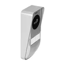 140558 - Two-family doorphone set MIZAR MULTI with intercom function, surface mounted with proximity tag reader, external panel and an indoor handset, and it directly controls electric strike and gate opening