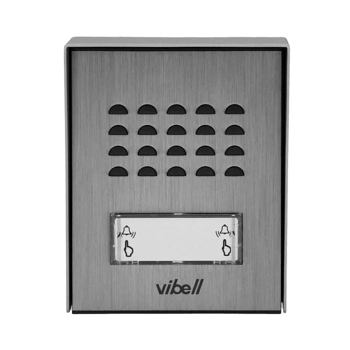 140560 - 2-wire doorphone, surface mounted, SAGITTA surface mounting; name backlight; additional button - gate control function; intercom function