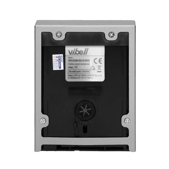 140560 - 2-wire doorphone, surface mounted, SAGITTA surface mounting; name backlight; additional button - gate control function; intercom function
