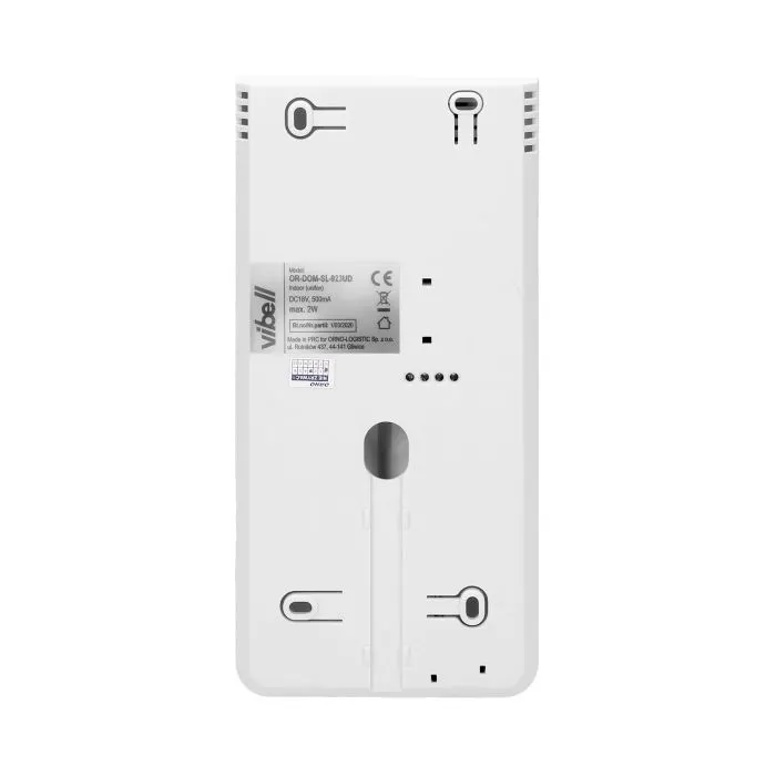 140563 - 2-wire doorphone, surface mounted, SALEM MULTI 2-wire installation, magnetic handset, additional gate control function, surface mounting, DIN bus power supply, electric strike does not require additional power supply, name backlight