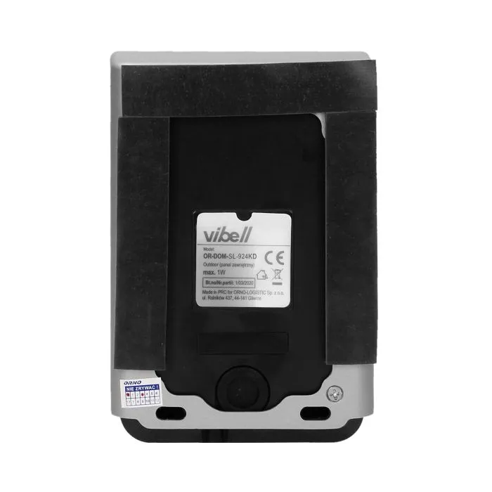 140563 - 2-wire doorphone, surface mounted, SALEM MULTI 2-wire installation, magnetic handset, additional gate control function, surface mounting, DIN bus power supply, electric strike does not require additional power supply, name backlight