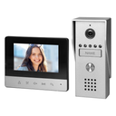 140564 - LIRA 4.3'' video doorphone set handset-free monitor with color 4.3'' screen, aluminium outdoor unit with protective rain cover