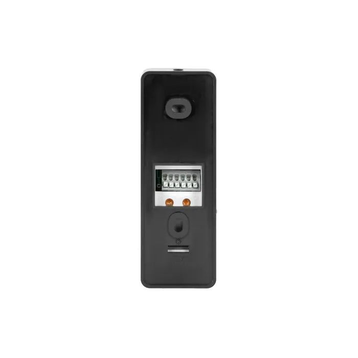 140568 - IMAGO 7" single family videodoorphone, white An ultra slim 7" LCD monitor with smooth adjustment of parameters, 16 selectable ringtones and an additional gate control function. CMOS camera, protective rain cover included.