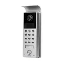 140569 - CERES 7" single family video doorphone, black  set includes an ultra slim 7" LCD monitor with a touch panel an backlit buttons. 16 available ringtones, additional protective hood and name plate, numeric keypad to open the door lock with a code