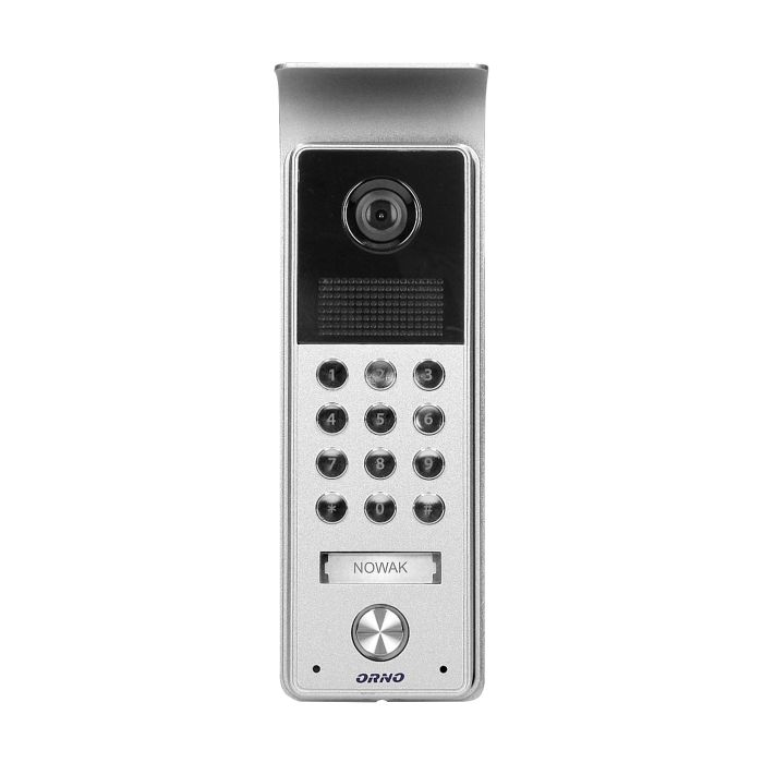 140569 - CERES 7" single family video doorphone, black  set includes an ultra slim 7" LCD monitor with a touch panel an backlit buttons. 16 available ringtones, additional protective hood and name plate, numeric keypad to open the door lock with a code