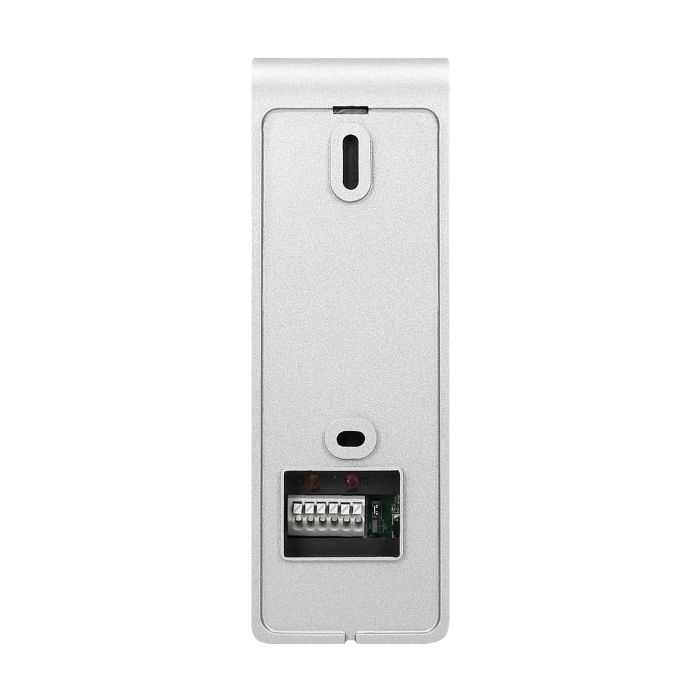140569 - CERES 7" single family video doorphone, black  set includes an ultra slim 7" LCD monitor with a touch panel an backlit buttons. 16 available ringtones, additional protective hood and name plate, numeric keypad to open the door lock with a code