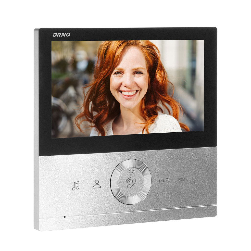 140577 - CONESSI Full HD 7" single family video doorphone set, handset-free, with a colour monitor 7”, card/proximity tags, operation via Tuya application