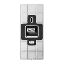 140577 - CONESSI Full HD 7" single family video doorphone set, handset-free, with a colour monitor 7”, card/proximity tags, operation via Tuya application