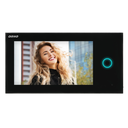 140579 - APPOS 7" single family video doorphone set, black set is equipped with multicolor LCD 7" monitor, RFID reader, gate opening function, compatible with smartphone app