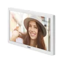 140580 - GUARDO 10" single family video doorphone set, white set is equipped with touchscreen LCD 10" monitor, fingerprint reader, proximity reader and code lock, App-controlled, flush-mounted