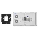 140580 - GUARDO 10" single family video doorphone set, white set is equipped with touchscreen LCD 10" monitor, fingerprint reader, proximity reader and code lock, App-controlled, flush-mounted