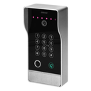 140581 - GUARDO 10" single family video doorphone set, white set is equipped with touchscreen LCD 10" monitor, fingerprint reader, proximity reader and code lock, App-controlled, surface-mounted