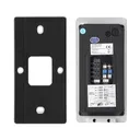 140581 - GUARDO 10" single family video doorphone set, white set is equipped with touchscreen LCD 10" monitor, fingerprint reader, proximity reader and code lock, App-controlled, surface-mounted