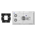 140581 - GUARDO 10" single family video doorphone set, white set is equipped with touchscreen LCD 10" monitor, fingerprint reader, proximity reader and code lock, App-controlled, surface-mounted