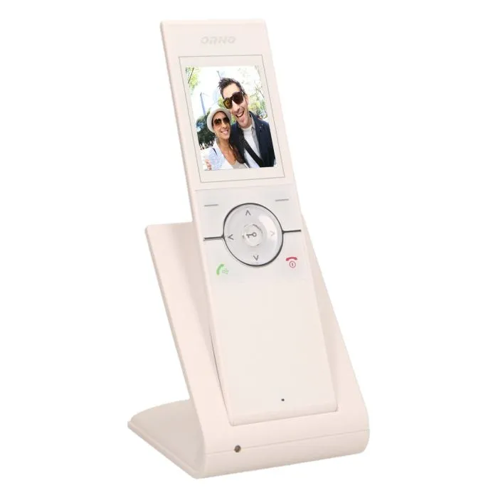 140582 - SEMIS MEMO 2,4˝ single family wireless video doorphone Handset with LCD screen, open area range: up to 260m, alarm signal in case of camera's removal attempt