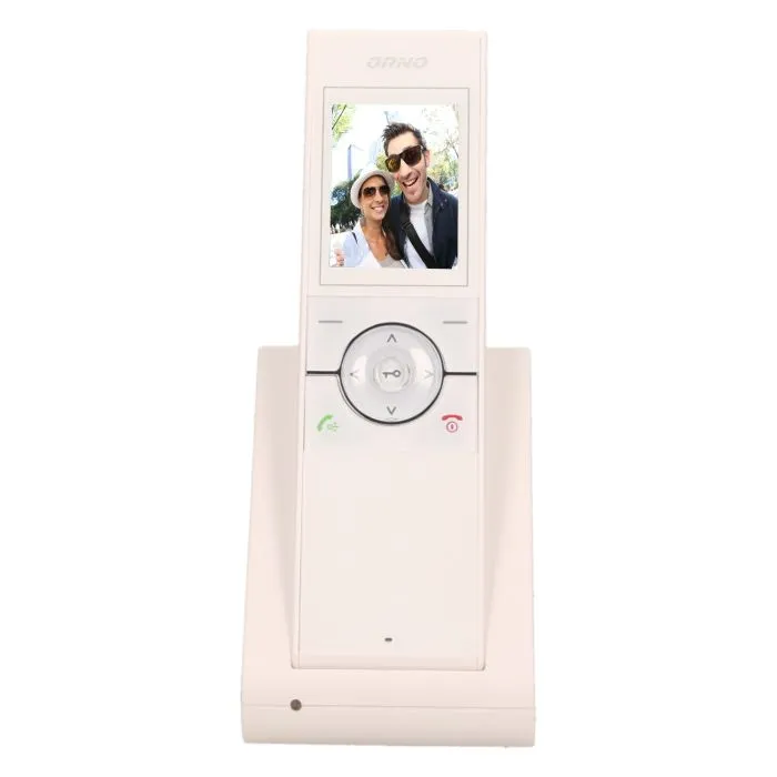140582 - SEMIS MEMO 2,4˝ single family wireless video doorphone Handset with LCD screen, open area range: up to 260m, alarm signal in case of camera's removal attempt