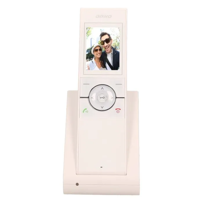 140582 - SEMIS MEMO 2,4˝ single family wireless video doorphone Handset with LCD screen, open area range: up to 260m, alarm signal in case of camera's removal attempt